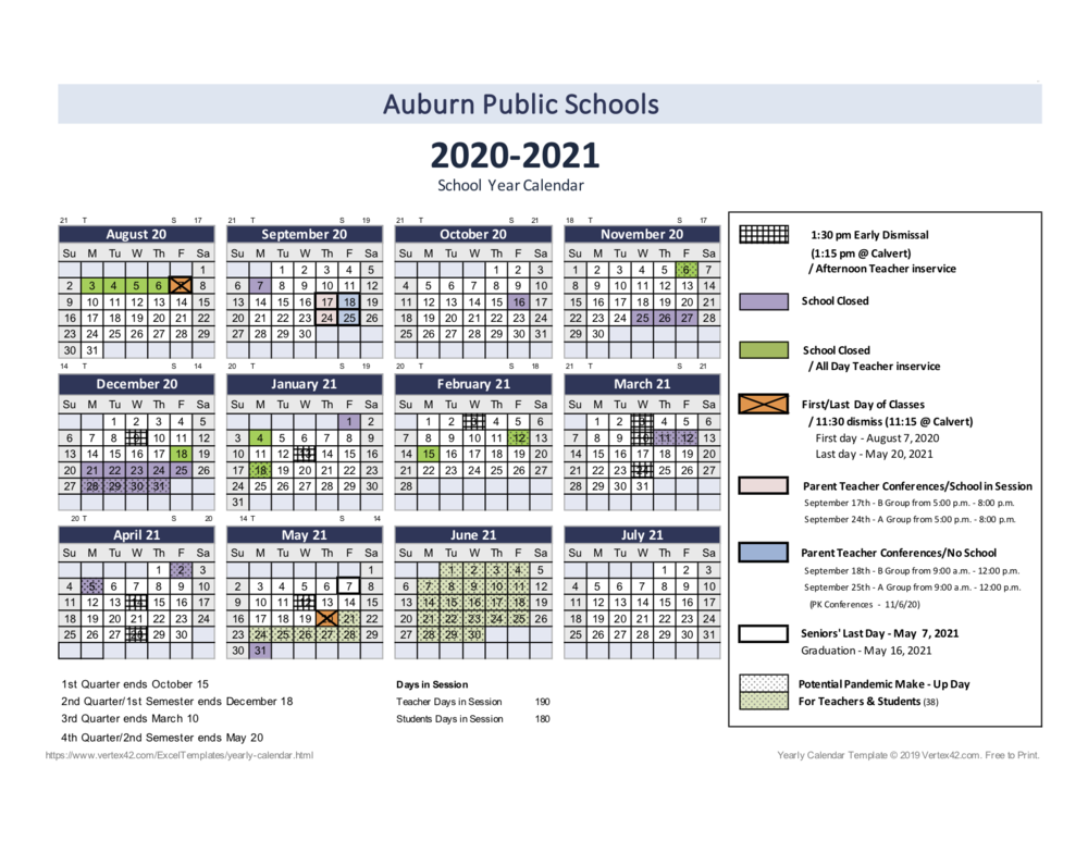 Auburn University Calendar 2025 26 Toma Agnella