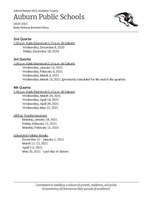 20-21 Early Release Days - Updated 11/30/20