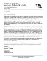 COVID Parent Letter
