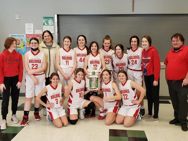Middle School Girls' Third Place Finish