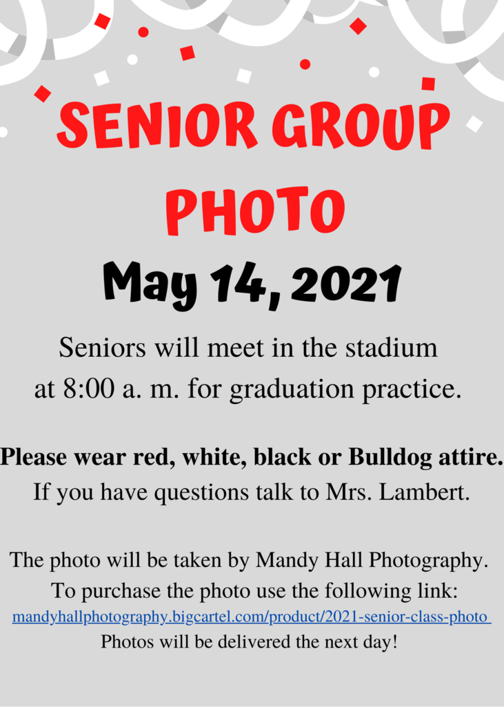 Information for Senior Group Photo