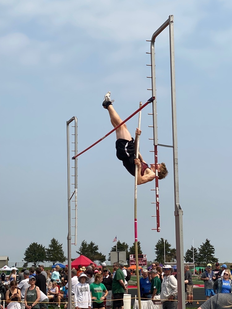 Triston Perry in the pole vault. 