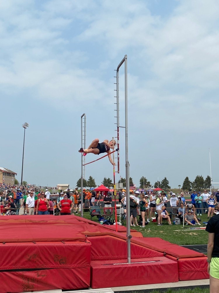 Jerzee Maher in the pole vault.