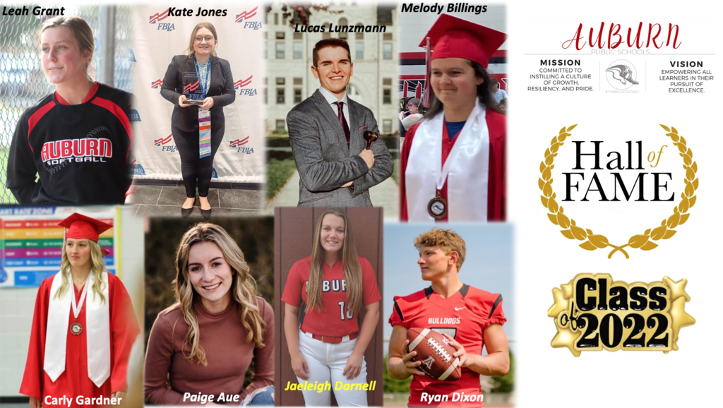 2022 Auburn High School Hall of Fame Inductees