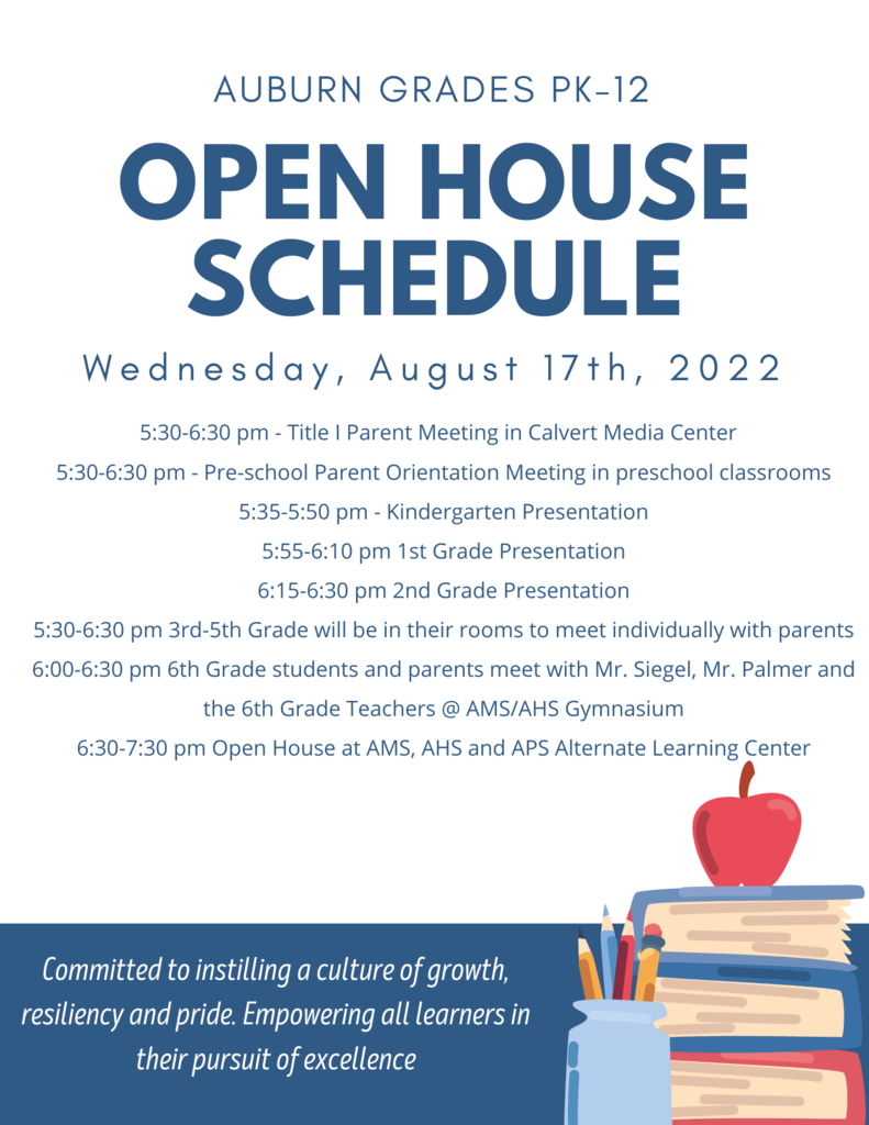 Open House August 17th