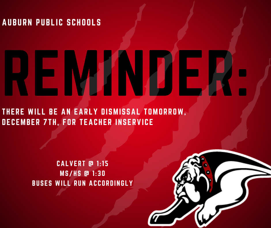 Dec 7th Early Dismissal