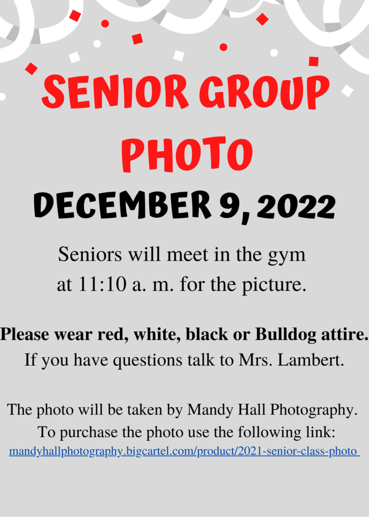 Senior Group Picture Ordering Information