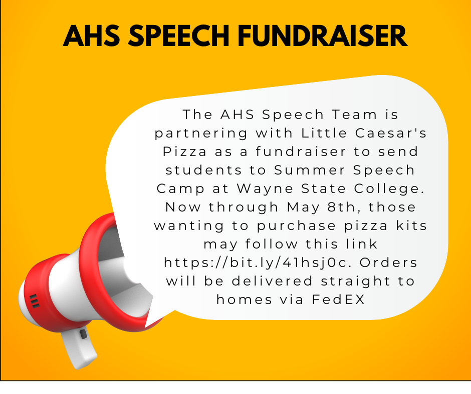 AHS Speech Team Fundraiser